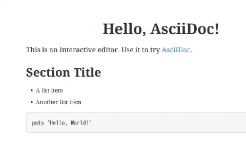 AsciiDocっていいよね