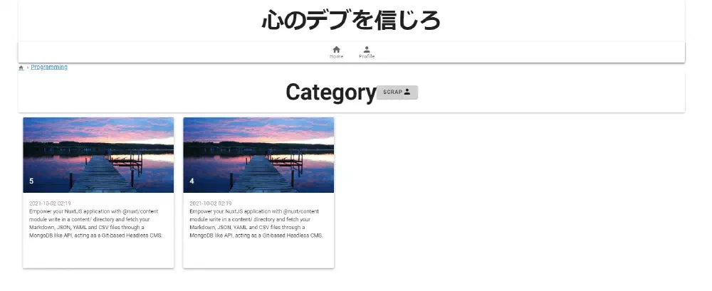 【Nuxt.js】ブログにカテゴリ検索機能を追加しよう