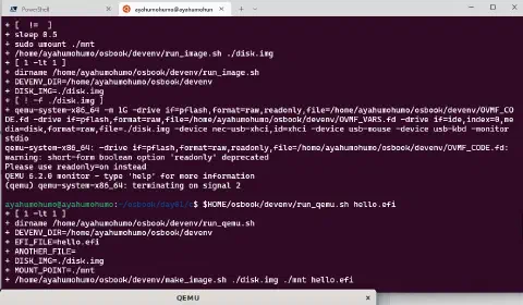 C言語でUEFIアプリを書いてQUEMで実行してみよう