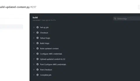 HugoブログをGithubActionを使ってS3サーバに差分アップする方法